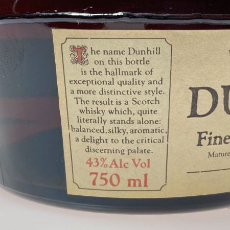  dunhill ダンヒル オールドマスター 750ml 43度 スコッチ ウイスキー 古酒 OLD MASTER 未開栓