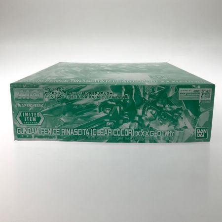  BANDAI バンダイ プラモデル　1/100 MG XXXG-01Wfr ガンダムフェニーチェリナーシタ クリアカラー 「ガンダムビルドファイターズ」 イベント限定