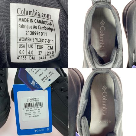  Columbia コロンビア マイレージレイン ツー ミッド ウォータープルーフ ブラック SIZE 23cm