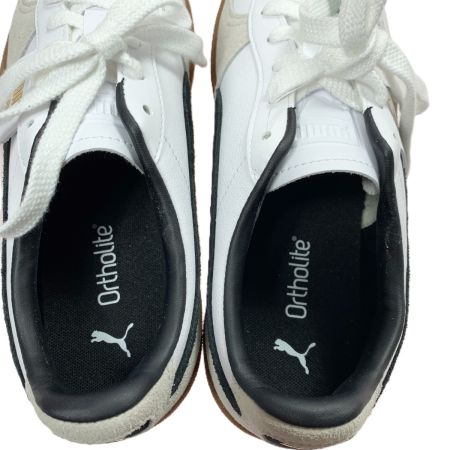  PUMA プーマ パレルモ レザー 396464-01  ホワイト×ブラック スニーカー SIZE 24.5cm