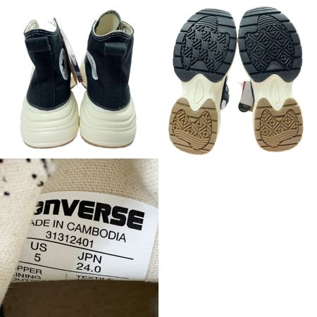  CONVERSE コンバース ハイカットスニーカー サージトレーナー ALLSTAR 31312401 ブラック SIZE 24cm