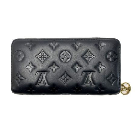  LOUIS VUITTON ルイヴィトン モノグラム・エンボス ジッピー・ウォレット ノワール M81510 ノワール 財布 箱 袋有
