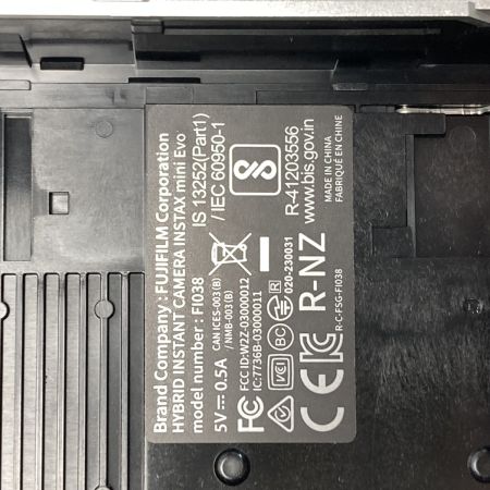  FUJIFILM フジフィルム instax mini Evo チェキ インスタントカメラ フイルム50枚付き