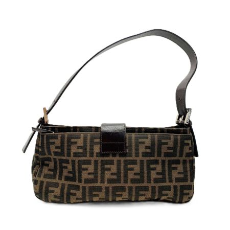  FENDI フェンディ セミショルダーバッグ 2119 26722 ブラウン キャンバス×レザー