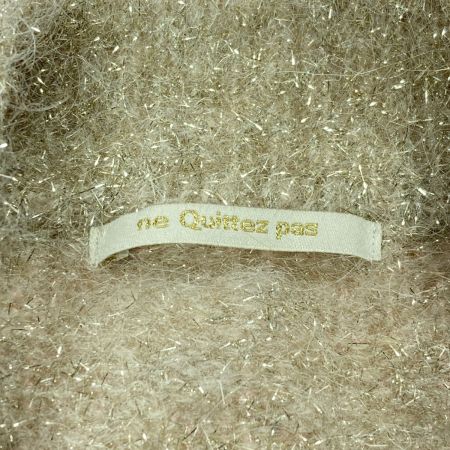 ne Quittez pas ヌキテパ Alpaca Lurex Cardigan カーディガン SIZE Free レディース 011232ZD2 ベージュ