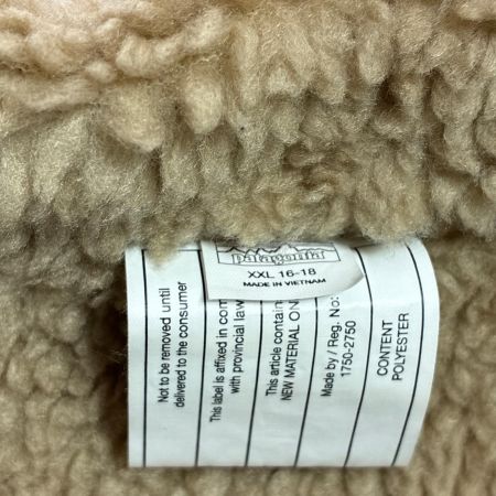 Patagonia パタゴニア ボアジャケット SIZE XXL 68035FA22 カーキ×モカ レディース