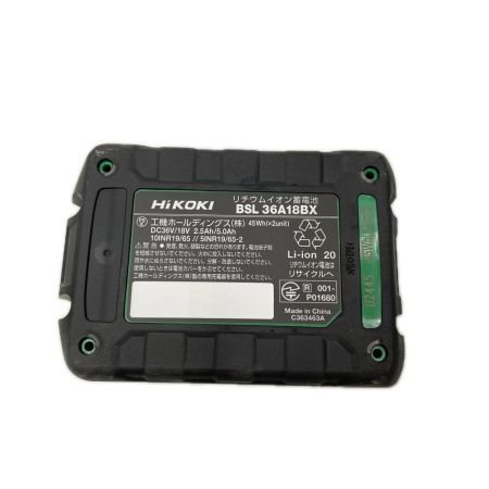 HiKOKI ハイコーキ 36Vバッテリー BSL36A18BX 未使用品
