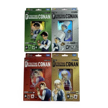 タカラトミー 名探偵コナンカードゲーム スタートデッキ 4個セット 02服部平次/03怪盗キッド/04赤井秀一/05安室透