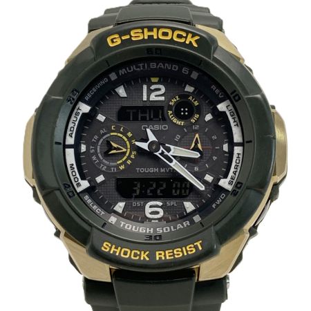  CASIO カシオ G-SHOCK アナデジ GW-3500G-1AJF モスグリーン 電波ソーラー メンズ 腕時計