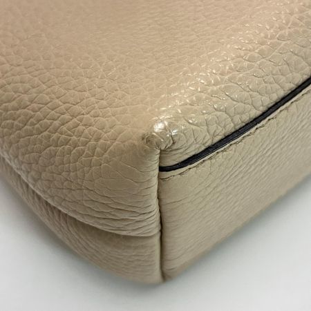 Salvatore Ferragamo サルヴァトーレフェラガモ フィアンマショルダー  EZ-21 ベージュ 袋 ストラップ付