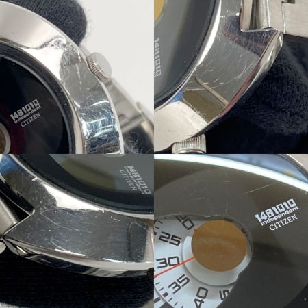  CITIZEN シチズン インディペンデント 6038-L16274 ブラック×ホワイト クォーツ メンズ 腕時計