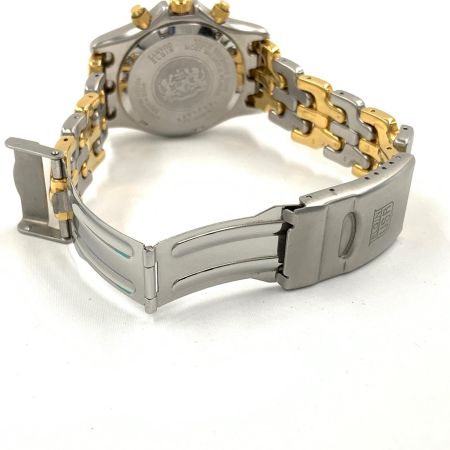  ELGIN エルジン クロノグラフ クォーツ 腕時計 FK-528-A ゴールド x シルバー