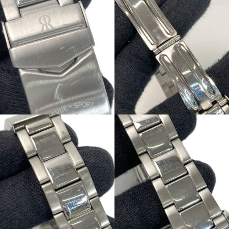  REVUE THOMMEN レビュートーメン レビュースポーツ 30’S 15000.3 ブラック 手巻き メンズ 腕時計 REVUE SPORT