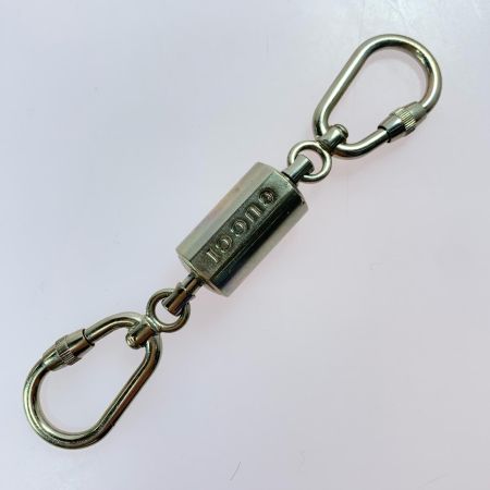  GUCCI グッチ ダブルカラビナキーリング キーホルダー 箱有