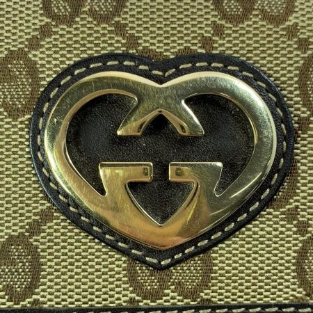  GUCCI グッチ LOVELY GGキャンバス キャンバス×レザー 245727 財布 レディース