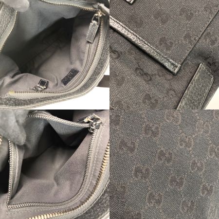  GUCCI グッチ GGキャンバス 斜め掛け ショルダーバッグ 122793 ネイビー 122793 ブラック レザー レディース 袋有