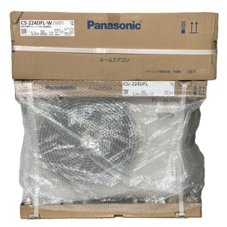  Panasonic パナソニック エオリア CS-224DFL-W ルームエアコン 6畳用 単相100V 2024年製 冷暖房 未使用