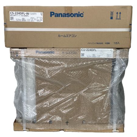  Panasonic パナソニック エオリア CS-224DFL-W ルームエアコン 6畳用 単相100V 2024年製 冷暖房 未使用