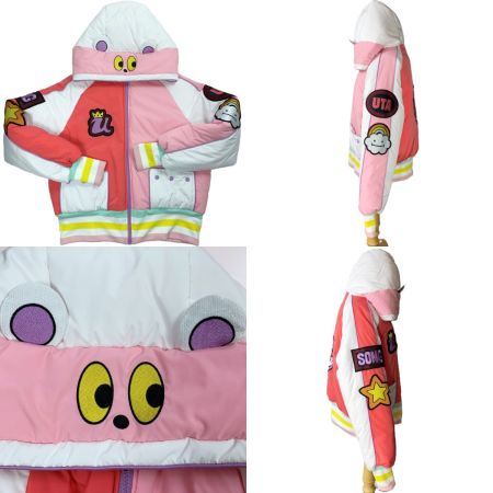  東映アニメーション ONE PIECE FILM RED UTA オリジナルジャケット ピンク×ホワイト SIZE Free