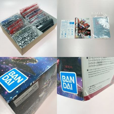  BANDAI 1/100 MG GAT-X105 エールストライクガンダム Ver.RM (チャイナレッドカラー)＋フルパックセット プラモデル