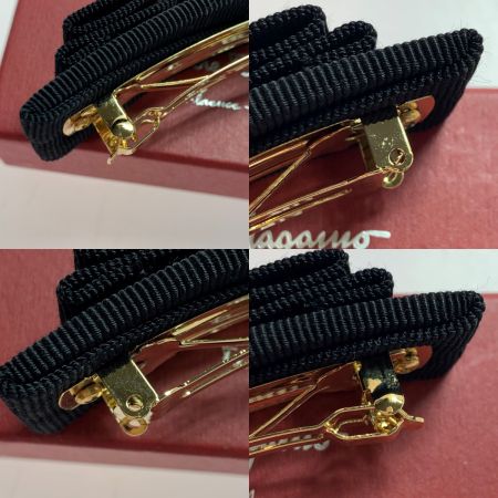  Salvatore Ferragamo サルヴァトーレフェラガモ バレッタ ヴァラリボン ブラック ヘアアクセサリー