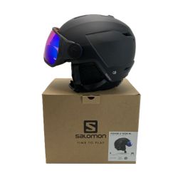☆☆ SALOMON サロモン PIONEER LT VISOR バイザーヘルメット L41199900 ブラック M 56-59 箱付き Bランク
