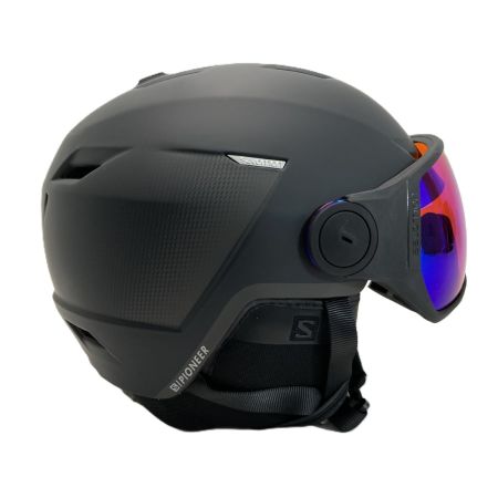  SALOMON サロモン PIONEER LT VISOR バイザーヘルメット L41199900 ブラック M 56-59 箱付き