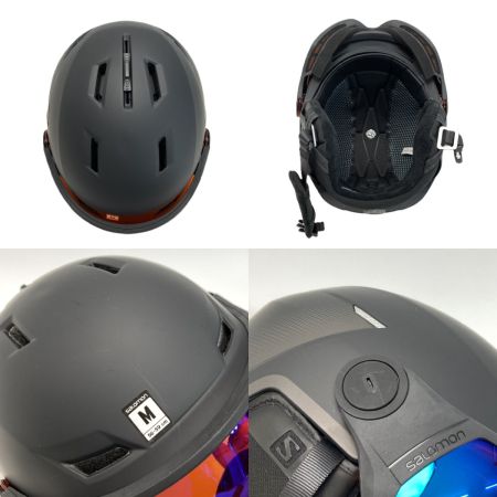  SALOMON サロモン PIONEER LT VISOR バイザーヘルメット L41199900 ブラック M 56-59 箱付き
