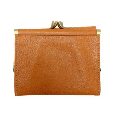  IL BISONTE イルビゾンテ 2つ折り財布 オレンジ レザー
