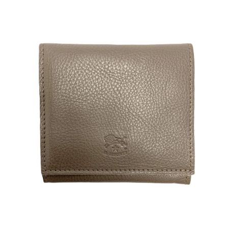  IL BISONTE イルビゾンテ 2つ折り財布 グレー メンズ レディース