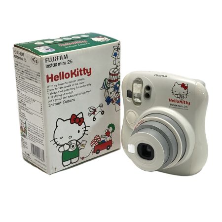  FUJIFILM フジフィルム インスタントカメラ チェキ instax mini 25 ハローキティ 箱付き