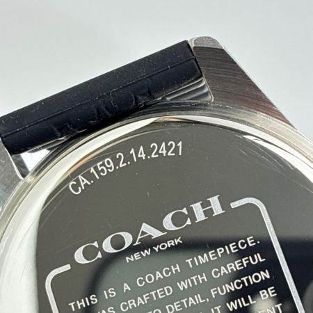 COACH コーチ コール ウォッチ クロノグラフ ブラック クォーツ メンズ 腕時計