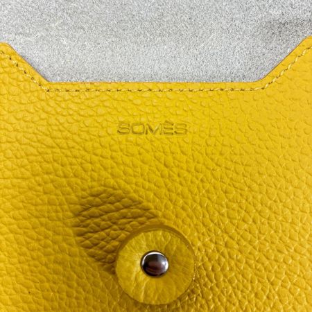 Somes Saddle ソメスサドル ドキュメントケース 牛革 マスタード ポーチ