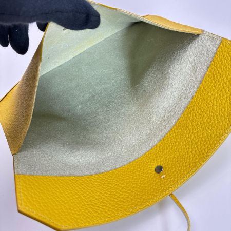 Somes Saddle ソメスサドル ドキュメントケース 牛革 マスタード ポーチ