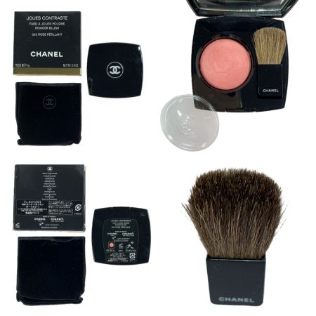  CHANEL シャネル ジュ コントゥラスト #330 ローズペティヤン/アンタンス ベージュ エクラタン チーク 2個セット