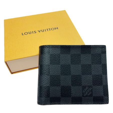  LOUIS VUITTON ルイヴィトン ダミエ・グラフィット ポルトフォイユ・マルコ NM N63336 箱 袋有