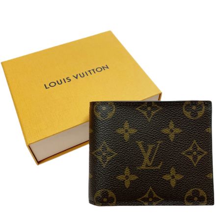  LOUIS VUITTON ルイヴィトン モノグラム ポルトフォイユ・マルコ  2つ折り財布 M62288 箱 袋有