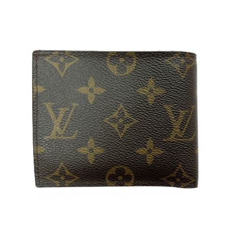  LOUIS VUITTON ルイヴィトン モノグラム ポルトフォイユ・マルコ  2つ折り財布 M62288 箱 袋有