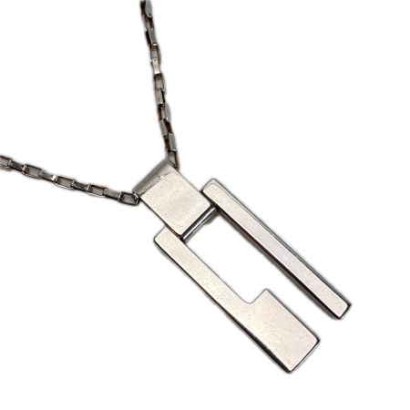 GUCCI グッチ Gロゴ カットアウト シルバー925 ネックレス  ペンダント SV