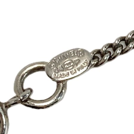  CHANEL シャネル ココマーク ハート ネックレス 04P シルバー 箱有