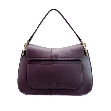 FURLA フルラ 2WAYバッグ パープル 保存袋 トラップ付 レディース 