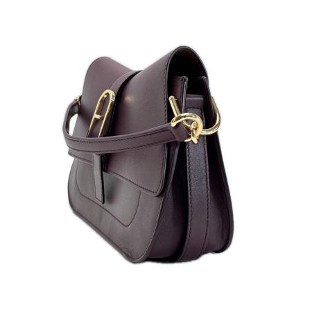FURLA フルラ 2WAYバッグ パープル 保存袋 トラップ付 レディース 