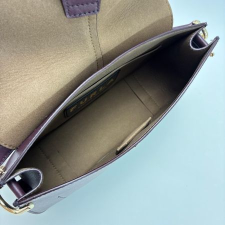 FURLA フルラ 2WAYバッグ パープル 保存袋 トラップ付 レディース 