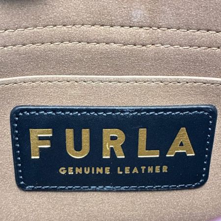 FURLA フルラ 2WAYバッグ パープル 保存袋 トラップ付 レディース 