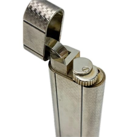 Cartier カルティエ ガスライター ギョーシェ模様 オーバルローラー