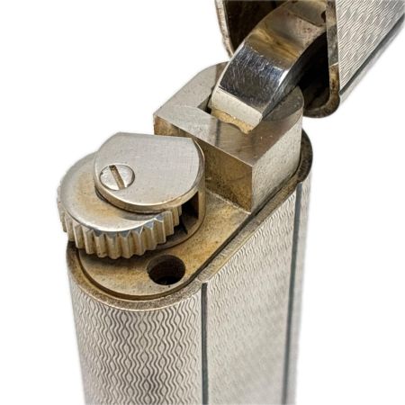  Cartier カルティエ ガスライター ギョーシェ模様 オーバルローラー