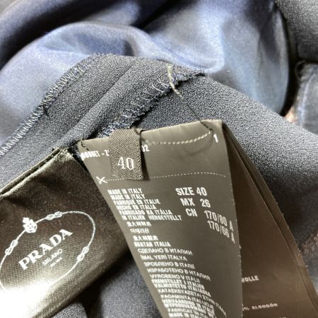  PRADA プラダ ワンピース SIZE 40 レディース APD1 2016 P33Q8 S162 1JYB ネイビー