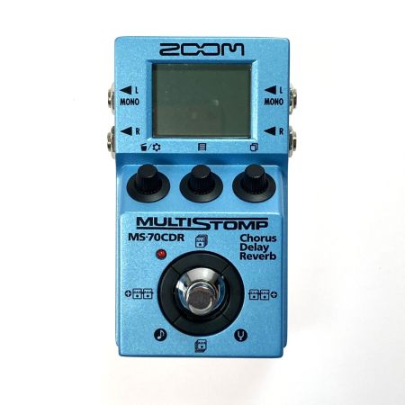  ZOOM ズーム ギターエフェクター MS-70CDR 本体のみ