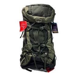 ☆☆ OSPREY オスプレー バックパック AETHER AG 60 60L Mサイズ OSPREY AETHER AG アディロンダックグリーン Sランク
