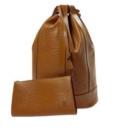 ☆☆ LOUIS VUITTON ルイヴィトン エピ ランドネPM ワンショルダーバッグ M52353 ブラウン ミニポーチ 袋付 Bランク